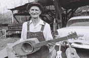 Old Man With Bucket Resonator